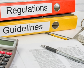 Regulations & Guidelines binders. 