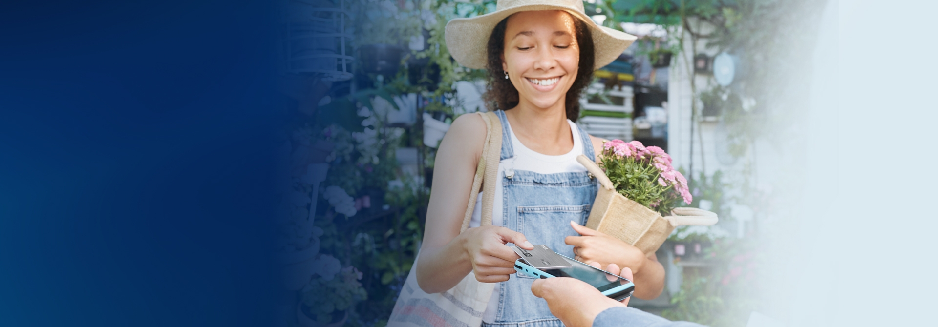 women in a flower shop