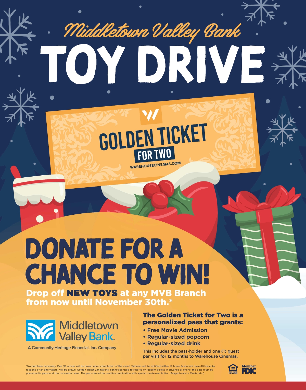 Middletown Valley Bank Toy Drive