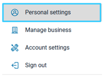 drop down menu